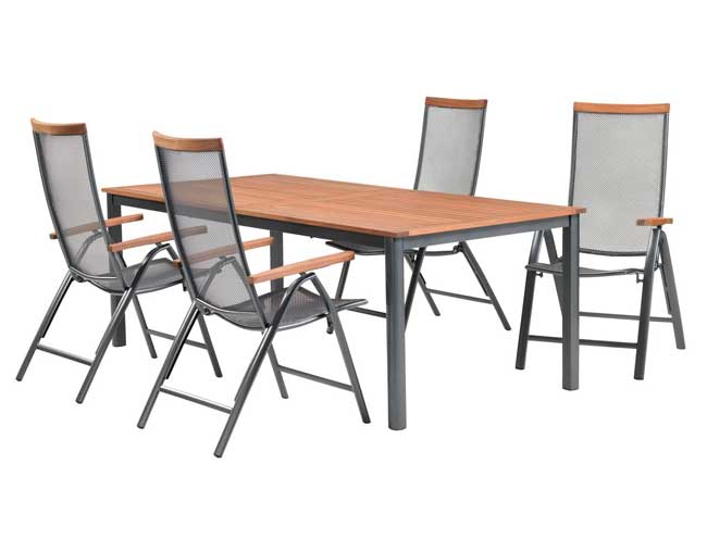 Baštenska garnitura Colorado Sto i četiri stolice - dodatni pogled