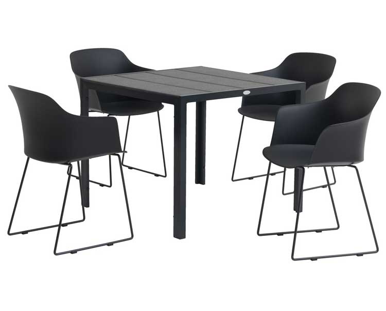 Baštenska garnitura Vicenza Sto i četiri stolice - dodatni pogled