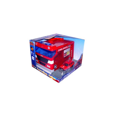 Bburago Vatrogasna garaža-kocka sa autićem BU32022 - dodatni pogled