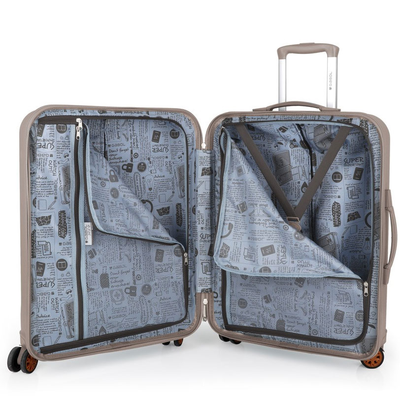 Srednji putni ABS kofer sa 4 točka Gabol Piscis 119246-40 - dodatni pogled