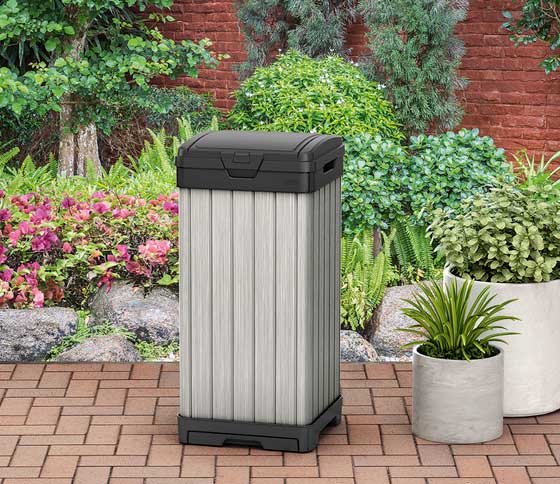 Dvorišna kanta za otpatke 125L Curver Rockford - dodatni pogled
