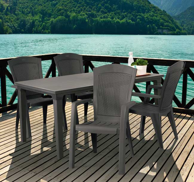 Baštenska stolica Minnesota Cappuccino - dodatni pogled