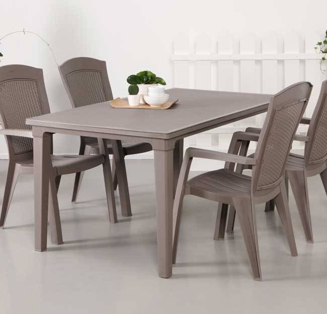 Baštenski sto Futura Cappuccino - dodatni pogled