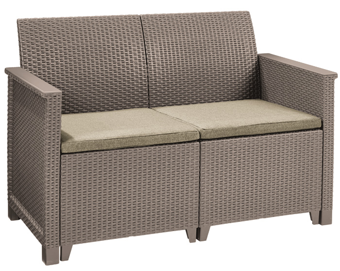 Baštenska garnitura Elodie 2 seater Cappuccino - dodatni pogled