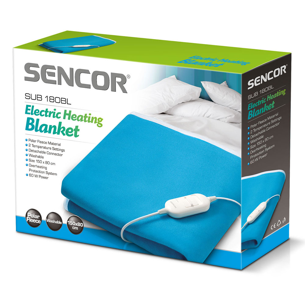 Električni pokrivač i podloga Sencor SUB181BL - dodatni pogled