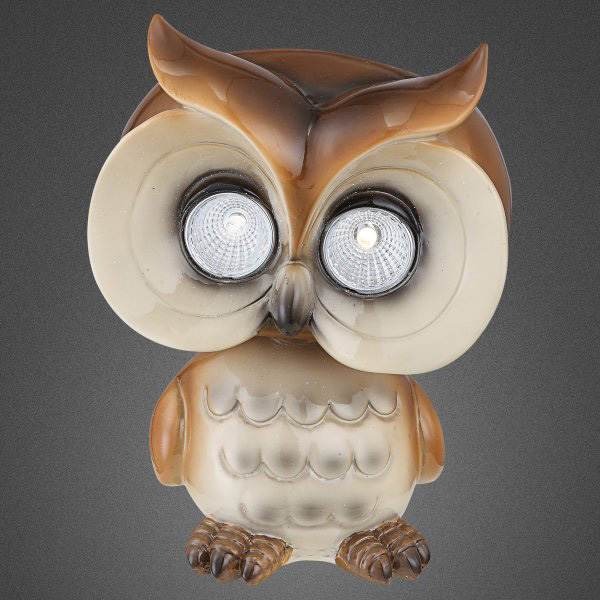 Globo solarna lampa sova - dodatni pogled