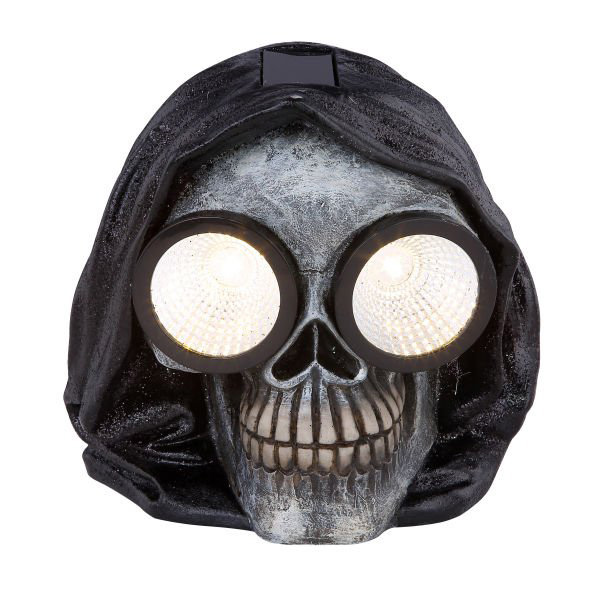 Globo solarna lampa lobanja - dodatni pogled