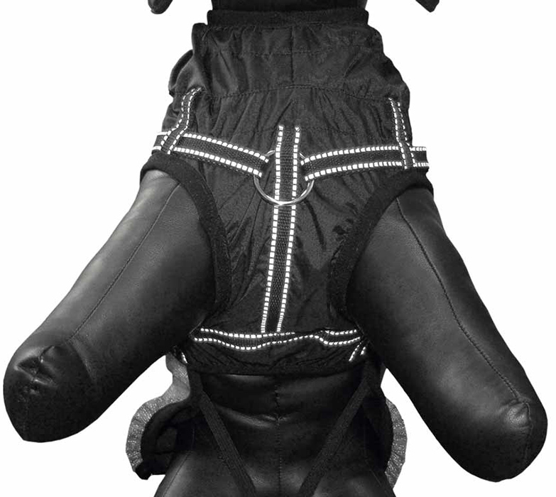 Nobby Kabanica sa amom za pse Akam Black leđa 32cm 65354 - dodatni pogled