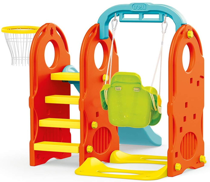 Igraonica sa toboganom ljuljaškom i košem Dolu Toys 3023 - dodatni pogled