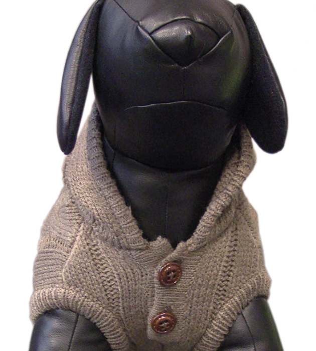 Nobby Džemper za psa Isla Khaki leđa 44cm 65421 - dodatni pogled