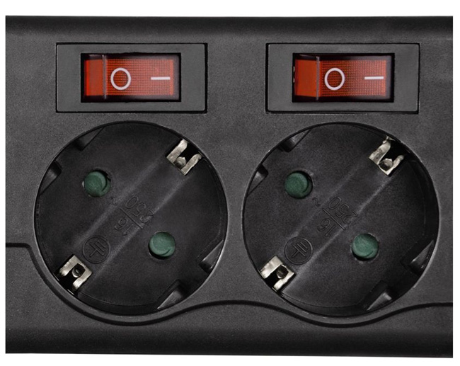 Hama Produžni kabl sa 6 utičnica koje se pojedinačno aktiviraju 3.5kW 1.4m 121946 - dodatni pogled