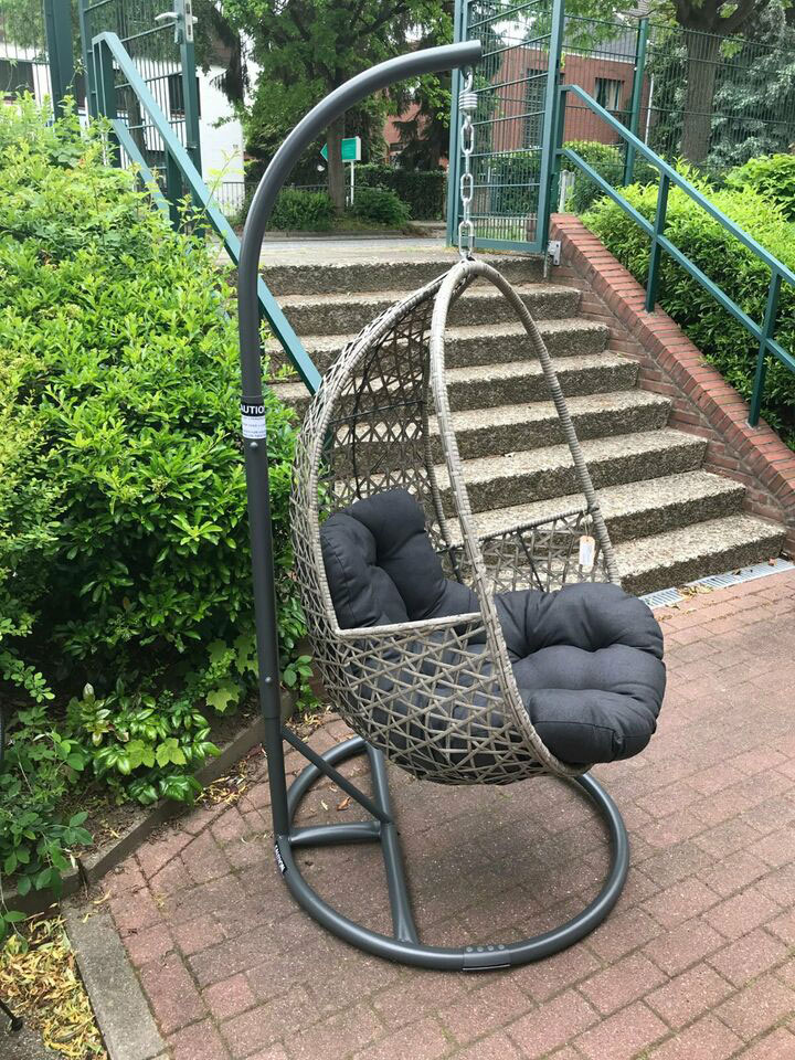 Jaje - Viseća Ljuljaška - Čelik Wicker Ratan - dodatni pogled