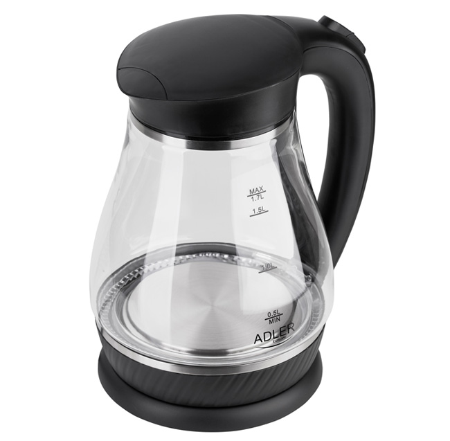 Električni bokal Ketler 1.7L Adler AD 1274 Black - dodatni pogled