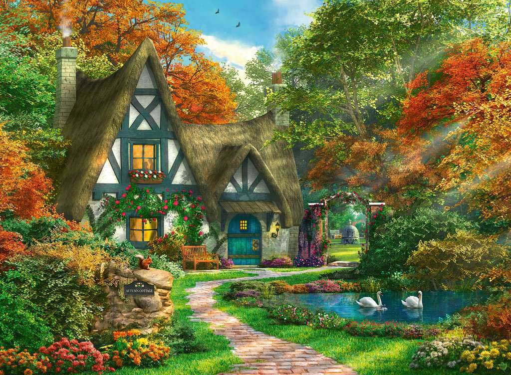 Ravensburger Puzzle 500 delova - Skrivena koliba 14792 - dodatni pogled