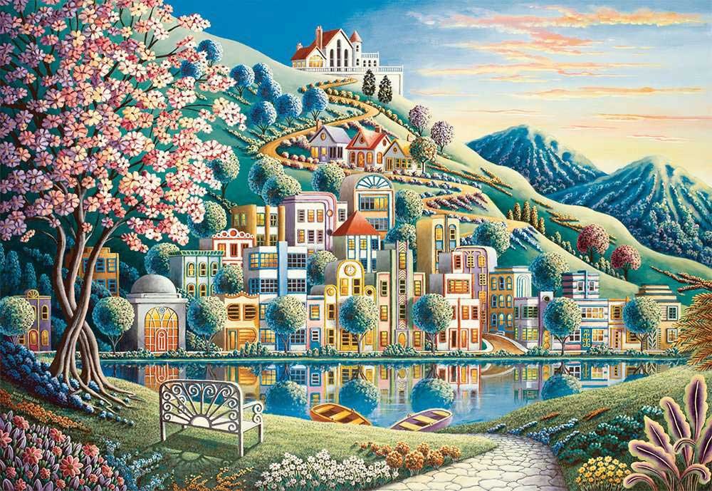 Ravensburger Puzzle 500 delova -  Rascvetani park 14798 - dodatni pogled