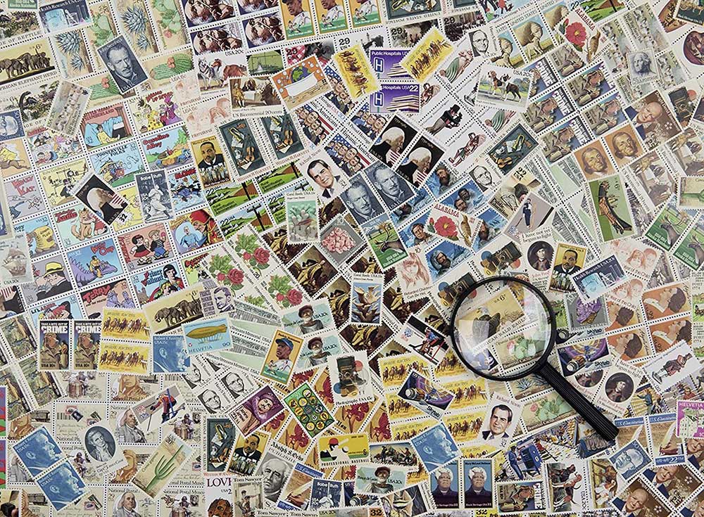 Ravensburger Puzzle 500 delova - Izazov Poštanske markice 14805 - dodatni pogled