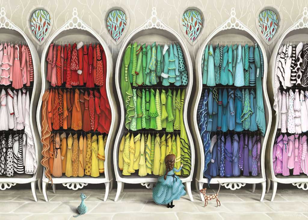 Puzzle 1000 delova Fantastična moda Ravensburger 14996 - dodatni pogled