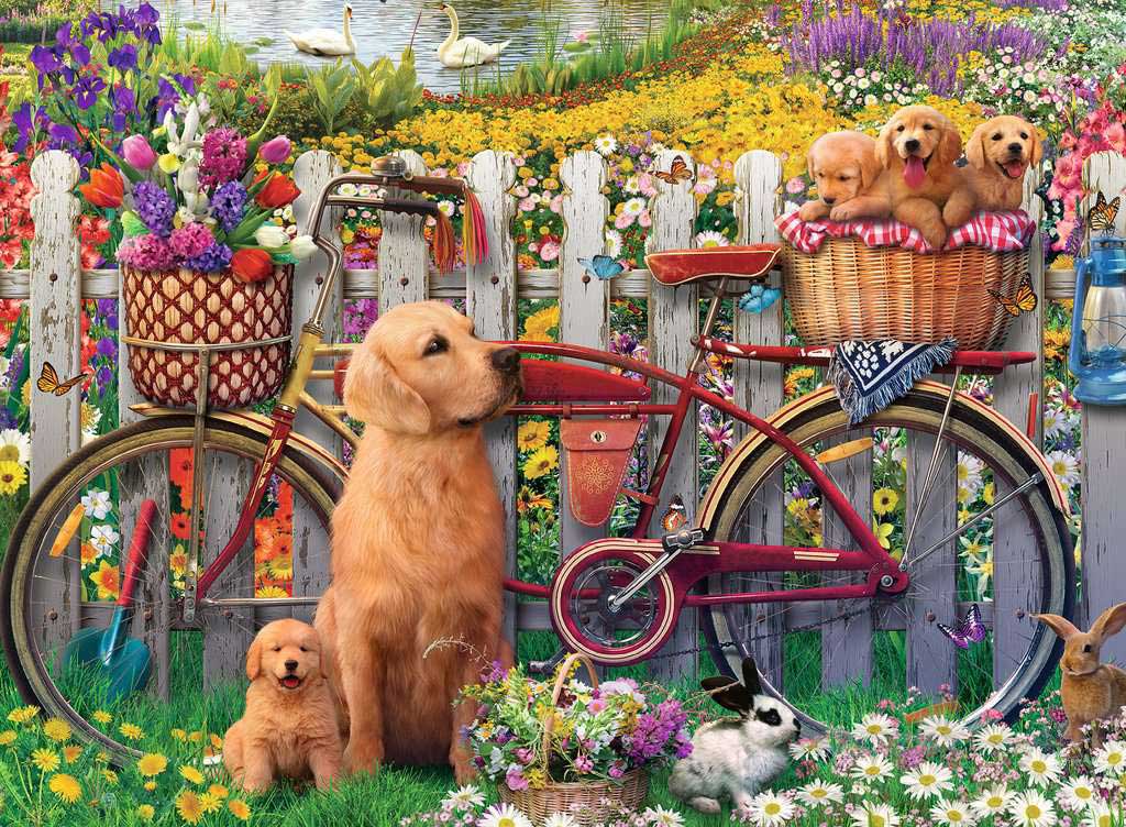 Puzzle 500 delova Kuce u bašti Ravensburger 15036 - dodatni pogled