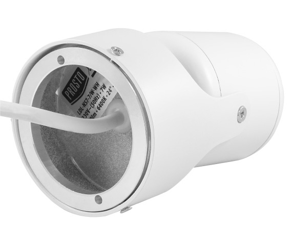 Nagibna LED lampa 220V 7W LDL-NS7-7/W-WH - dodatni pogled