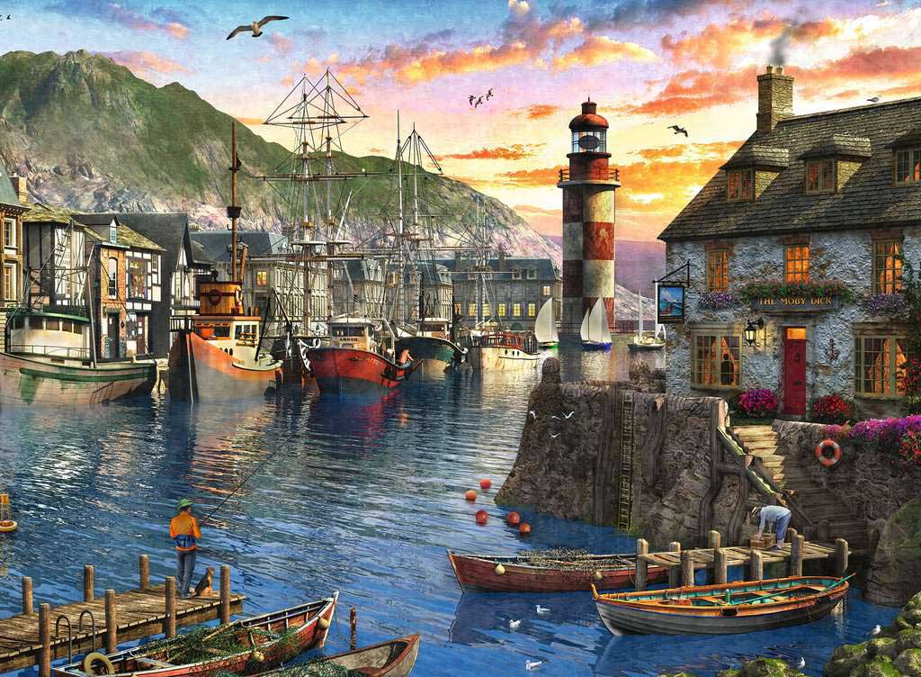 Puzzle 500 delova Luka u svitanje Ravensburger 15045 - dodatni pogled