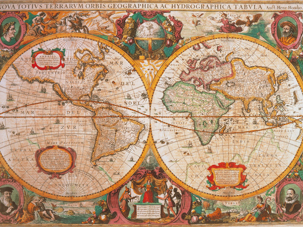 Clementoni Puzzle 1000 delova Old map 31229 - dodatni pogled