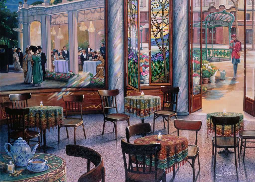 Puzzle Slagalica 1000 delova Café Ravensburger 16449 - dodatni pogled