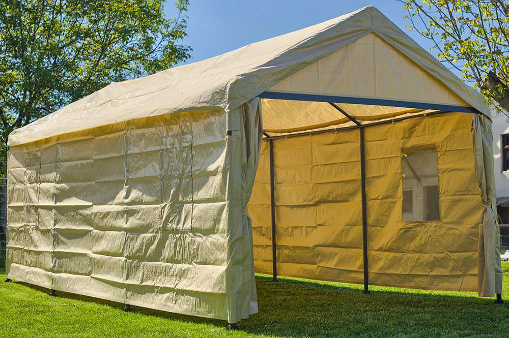 Paviljon Garaža Sa Bočnim Stranama 6 x 3 m - dodatni pogled