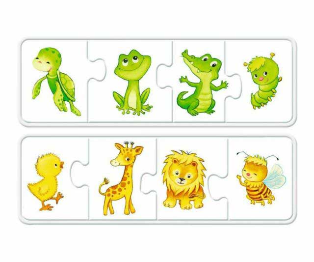 Puzzle za najmlađe Životinje i boje 6x4 delova My First Color Puzzles Ravensburger 03006 - dodatni pogled