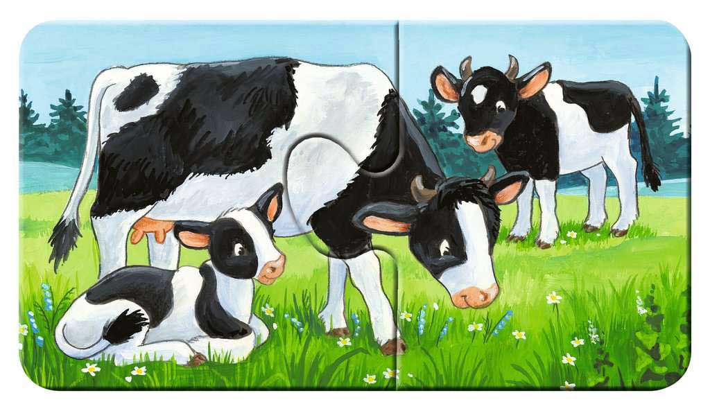 Puzzle za najmlađe Životinje porodično 9x2 dela My First Puzzles Ravensburger 05072 - dodatni pogled