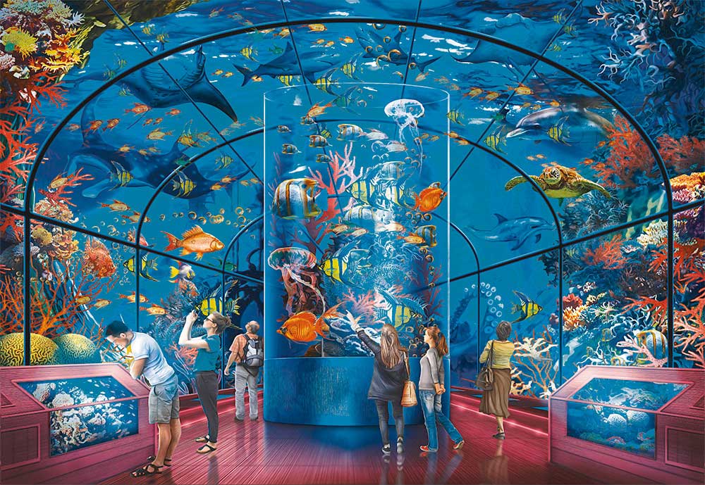 Puzzle 200 delova Poseta akvarijumu Ravensburger 12758 - dodatni pogled