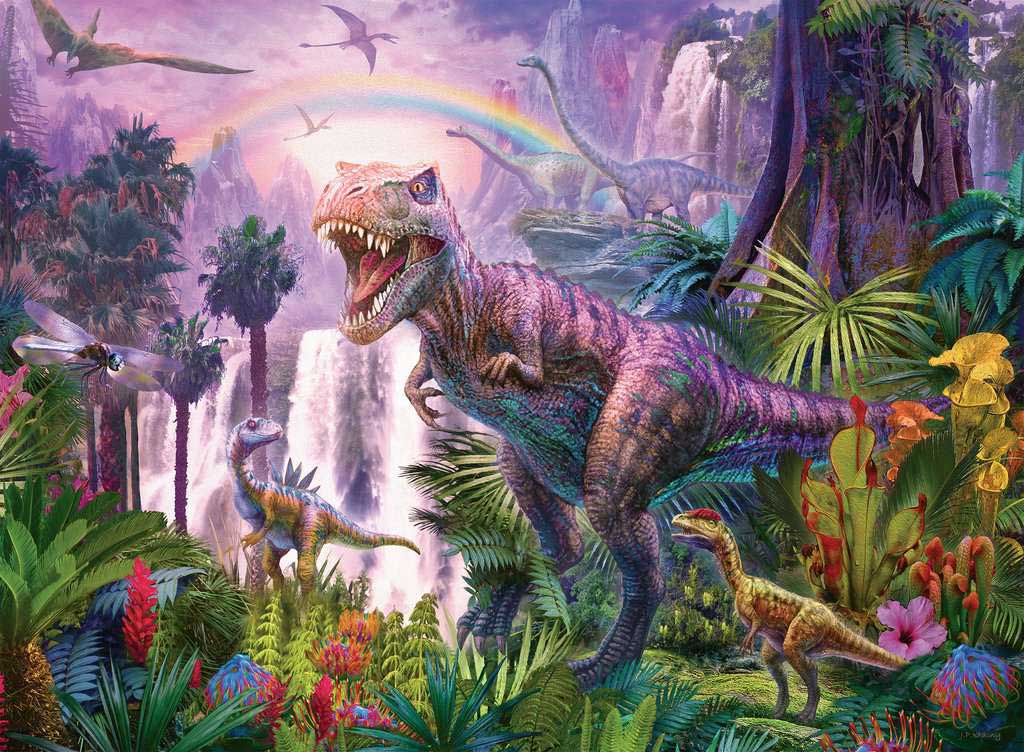 Puzzle 200 delova Zemlja dinosaurusa Ravensburger 12892 - dodatni pogled