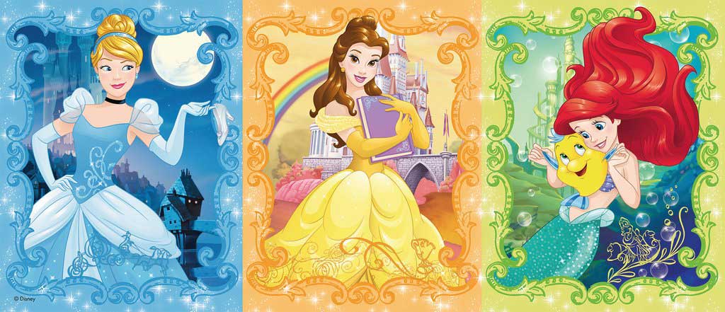 Puzzle 200 delova Disney Princess  Ravensburger Panorama 12825 - dodatni pogled