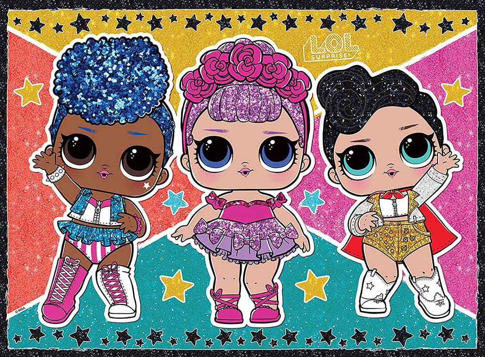 Glitter Puzzle 100 XXL delova LOL Iznenađenje Ravensburger 12881 - dodatni pogled