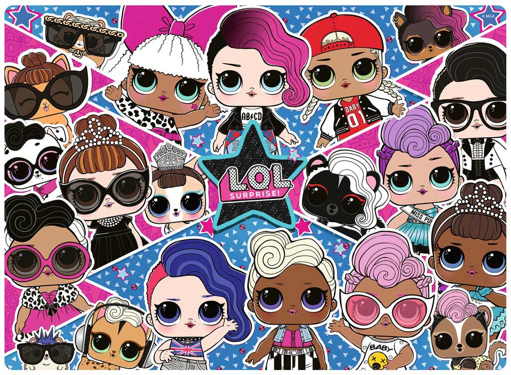 Puzzle 100 XXL delova LOL Surprise Ravensburger 12882 - dodatni pogled