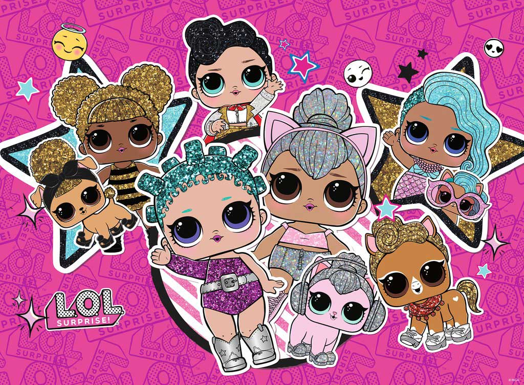 Puzzle 200 XXL delova LOL Surprise Girl Power Ravensburger 12884 - dodatni pogled