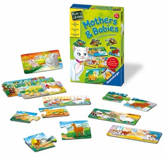 RAVENSBURGER Društvena igra Životinje i njihovi mladunci RA24365 - dodatni pogled