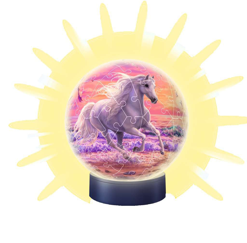 RAVENSBURGER 3D puzzle LOPTA Lampa KONJ 72 dela RA11843 - dodatni pogled