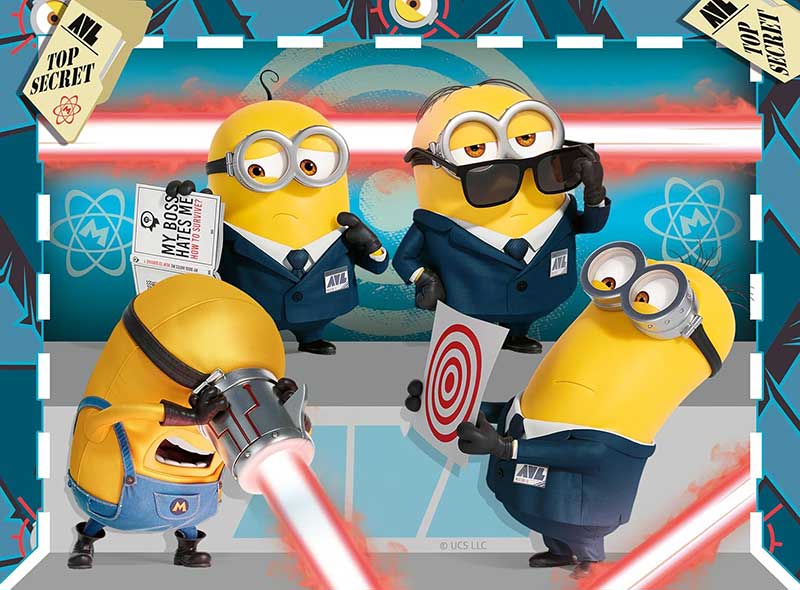 Puzzle slagalica za decu 4u1 Minions - Grozni ja Ravensburger 12001060 - dodatni pogled
