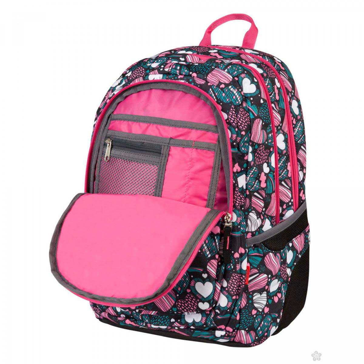 TARGET 3 ZIP Classic - Ranac za školu ENDLESS LOVE 18057 - dodatni pogled