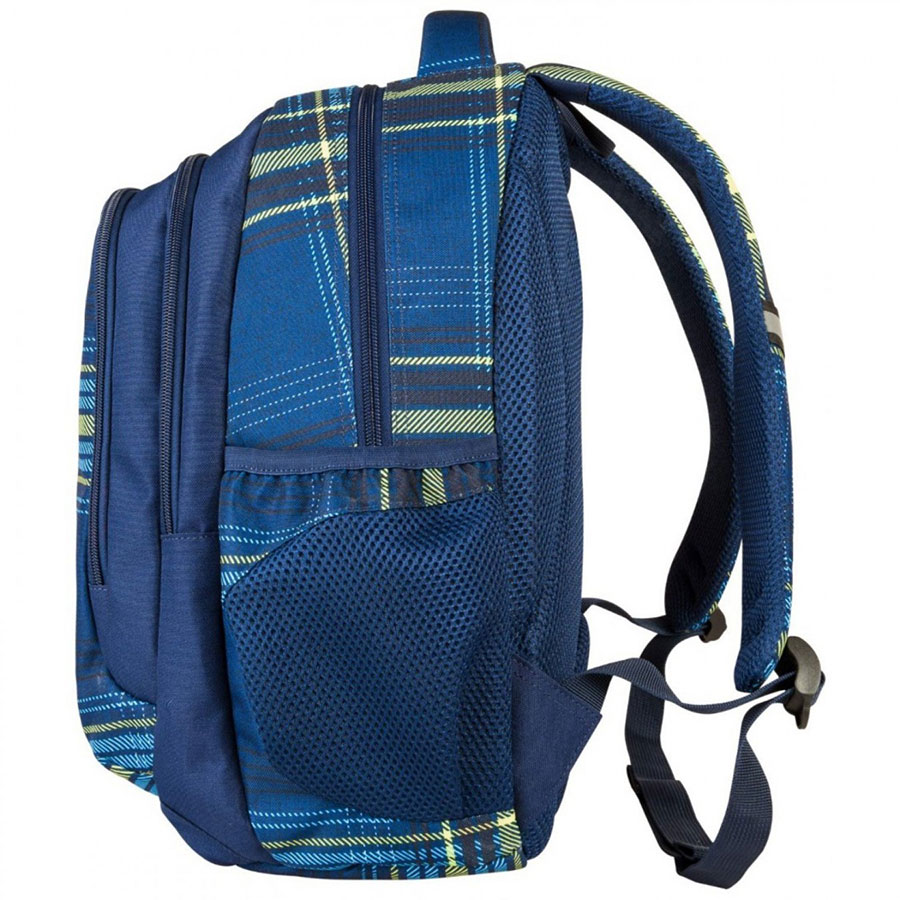 TARGET Be Pack - Ranac za školu GRID BLUE GREEN 26322 - dodatni pogled