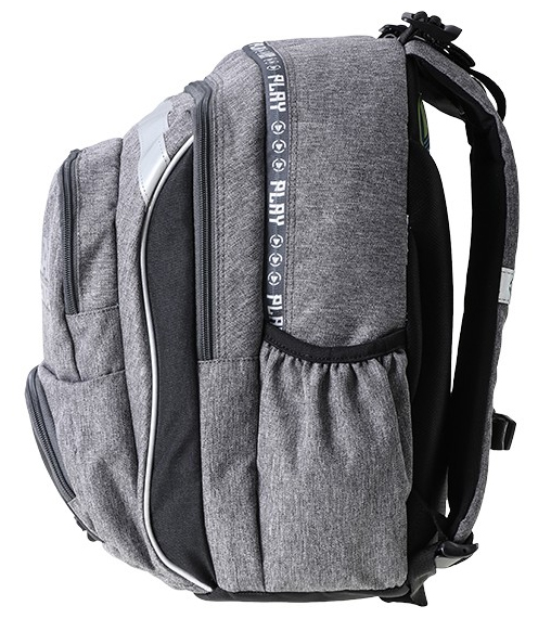 Play Školski ranac Nex - Melange, siva - dodatni pogled