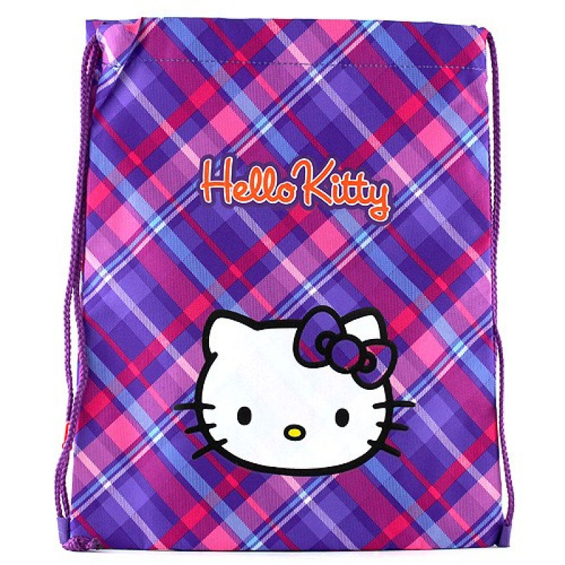 TARGET Vrećica za sportsku opremu Torba za fizičko Gym Bag HELLO KITTY lila 00597 - dodatni pogled