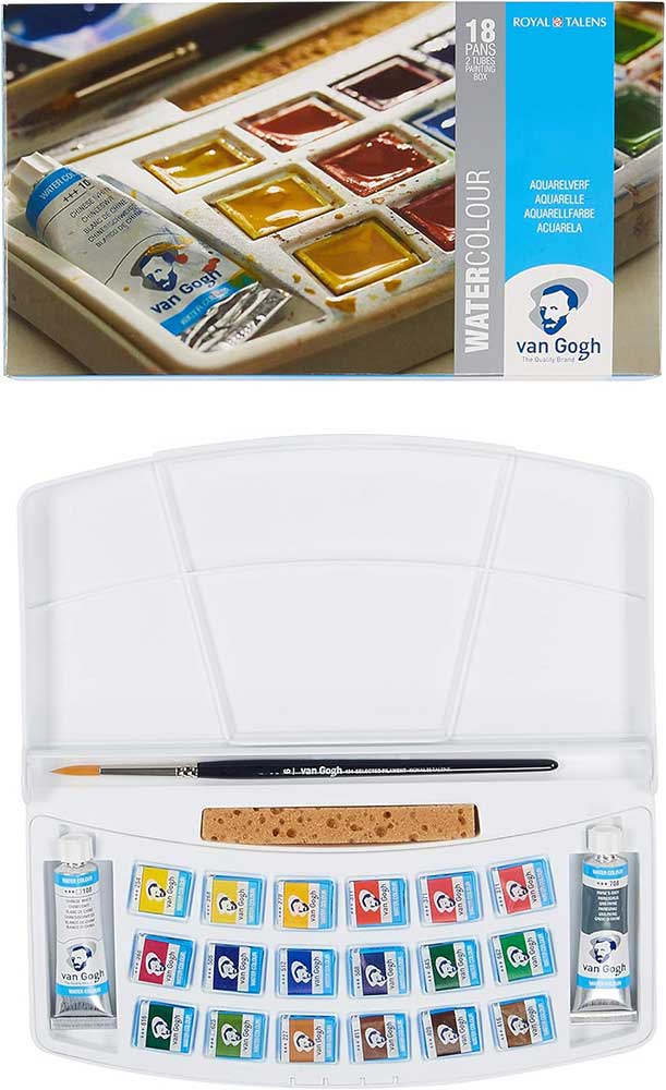 Akvarel komplet 18 boja 20HP8618 Talens Van Gogh 687911 - dodatni pogled