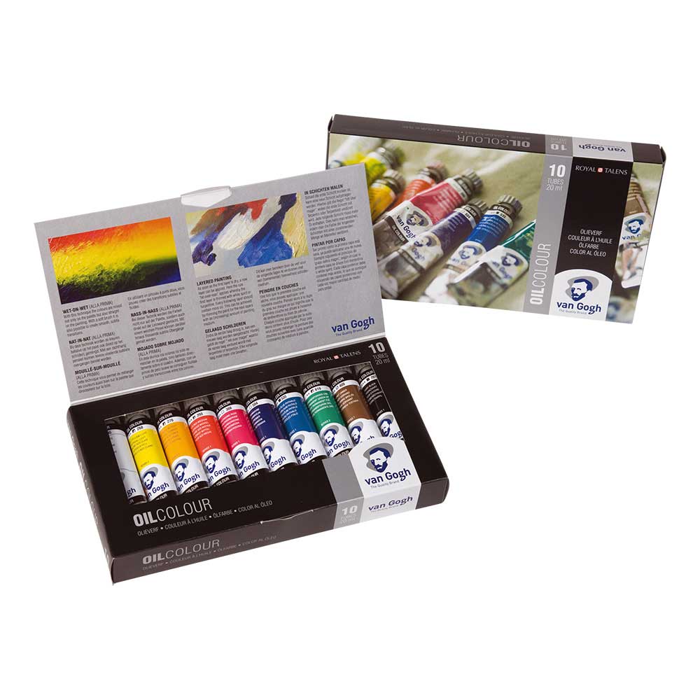 TALENS Van Gogh Oil Colour Basic Set 02C410 - Komplet uljanih boja 10 x 20ml 685901 - dodatni pogled