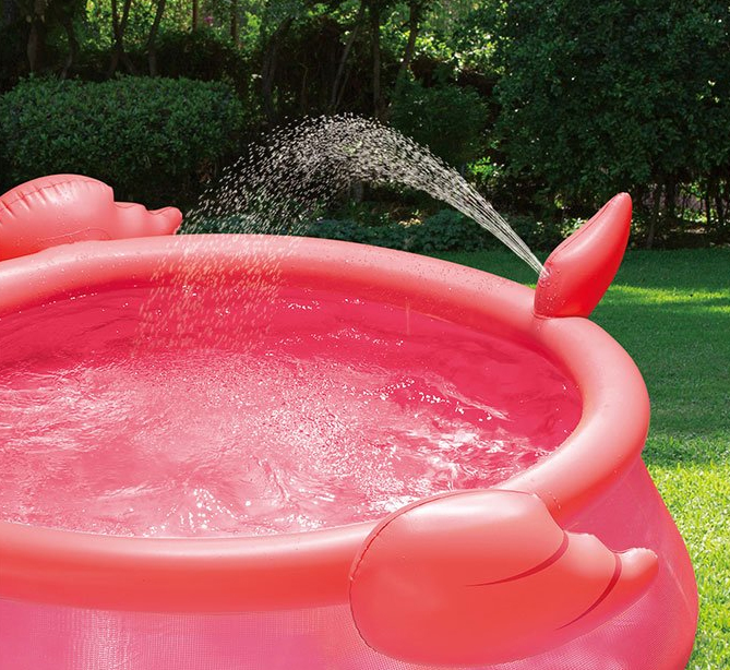 Dečiji bazen na naduvavanje Polygroup Flamingo Summer Waves Quick Set - dodatni pogled