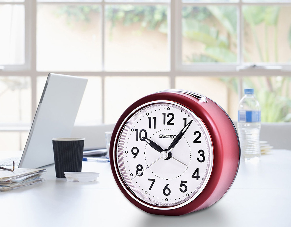 Seiko stoni sat budilnik QHE125R - dodatni pogled