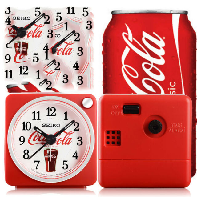 Seiko stoni sat budilnik Coca-Cola QHE905R - dodatni pogled