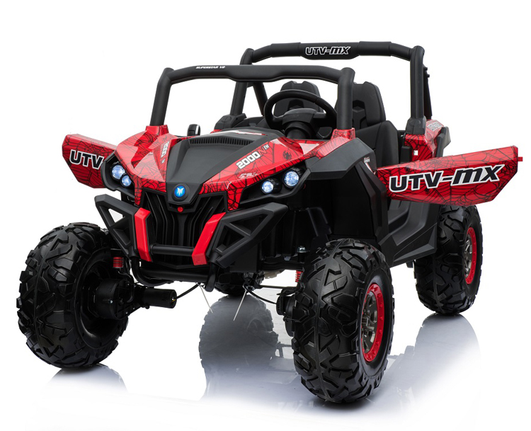 Dečiji auto na akumulator Terenac 4x4 crveni - dodatni pogled