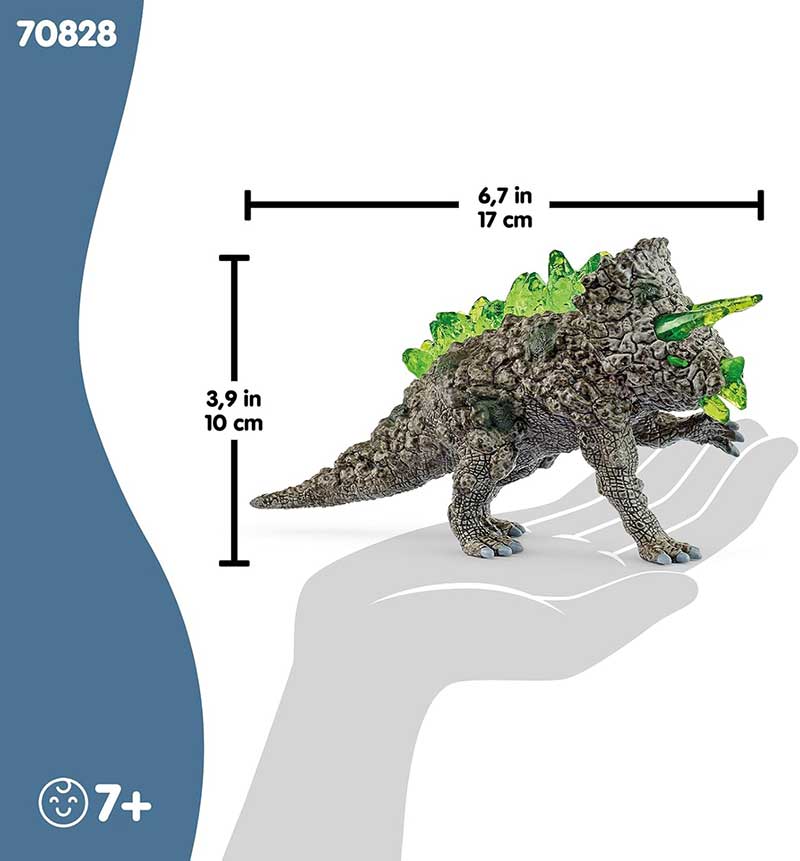 Schleich® Eldrador figurice Kameni triceratops 70828 - dodatni pogled