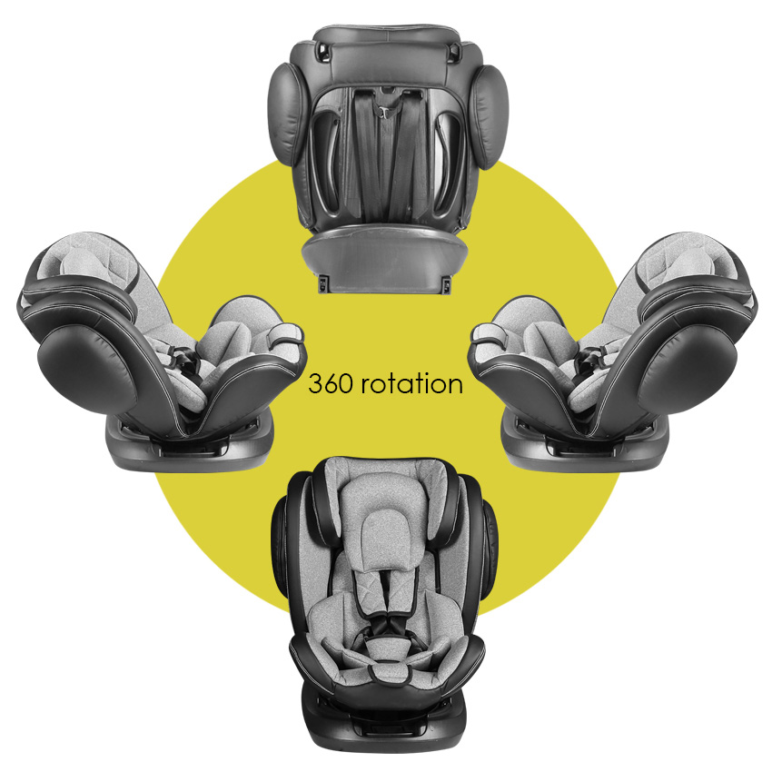 LORELLI Autosedište AVIATOR SPS ISOFIX 0-36kg Black-Red 10071301903 - dodatni pogled